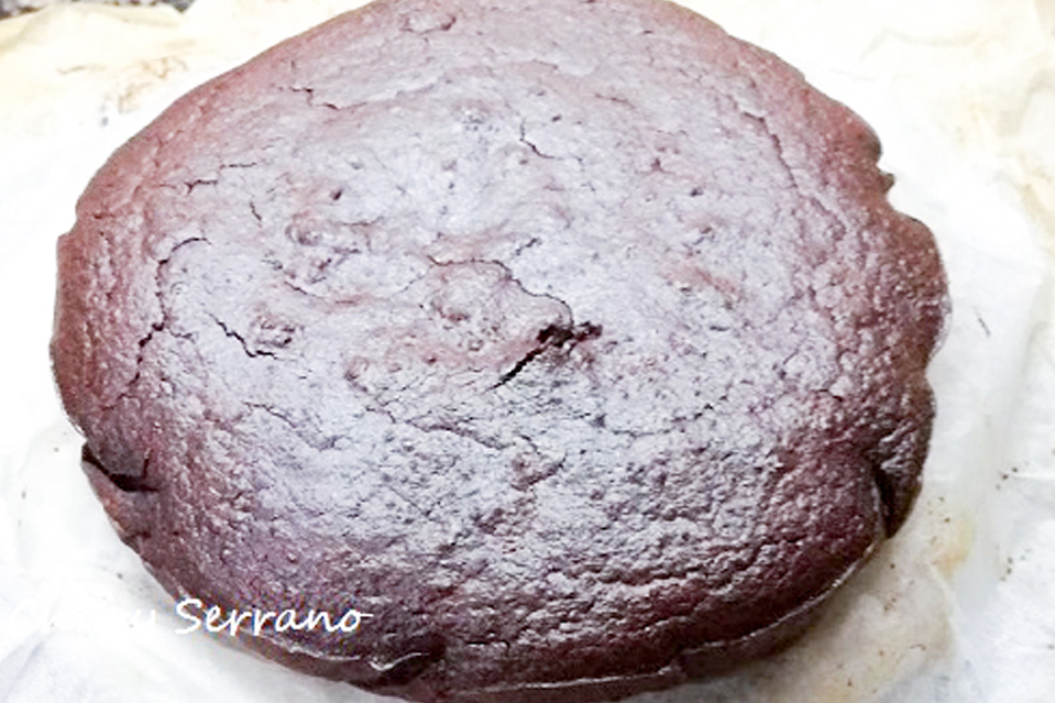 Receta de brownie de quinoa, plátano y chocolate