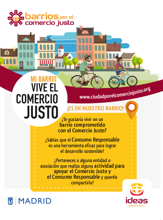 Los barrios cordobeses y madrileños se movilizan por el Comercio Justo