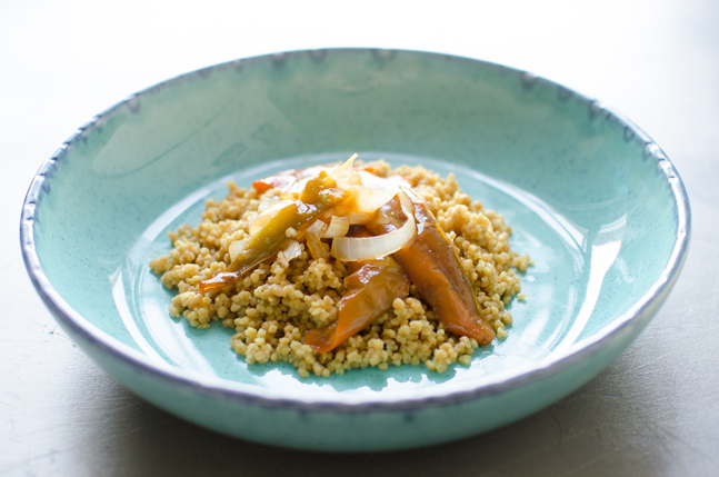 Cous Cous integral con verduras de temporada
