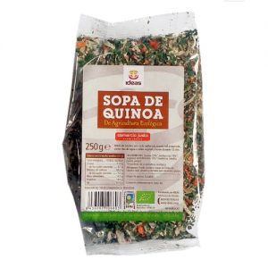 Sopa de quinoa con verduras