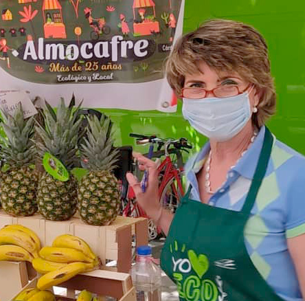 Carmen, gerente de una cooperativa de alimentación