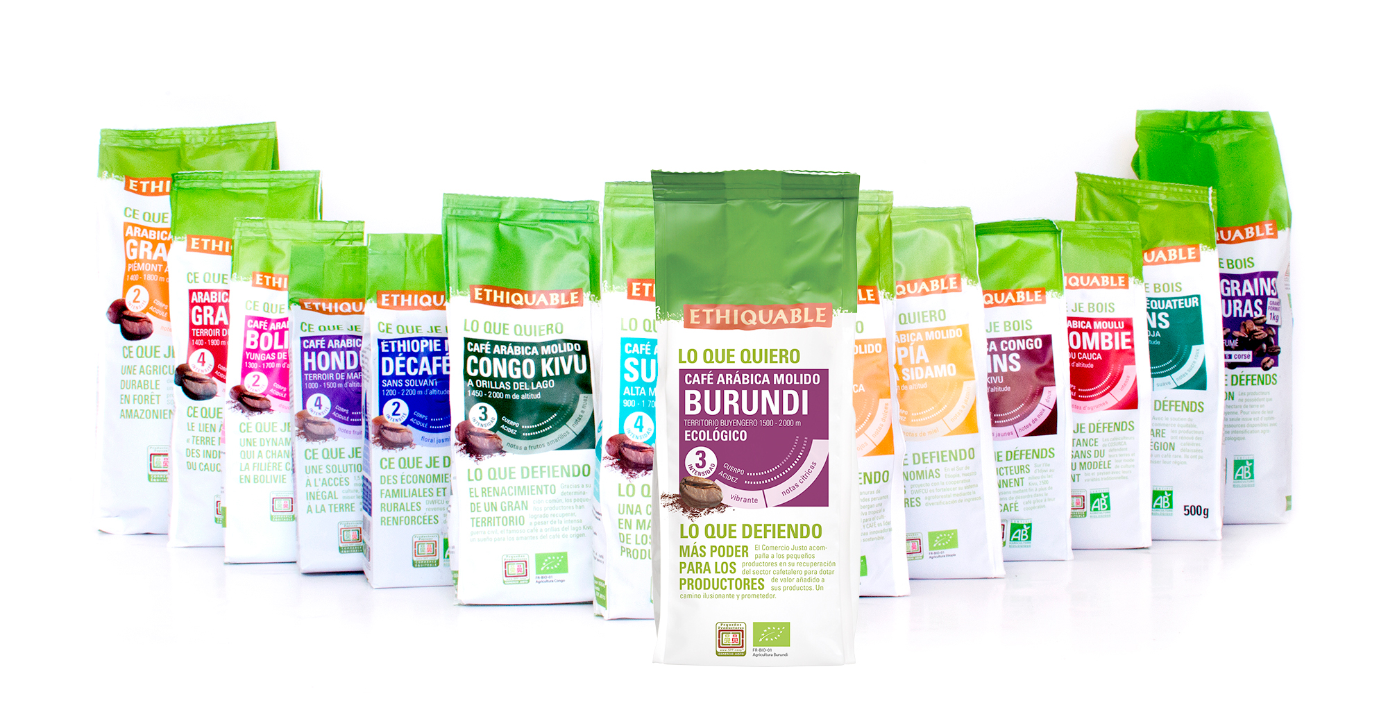 Gama cafés Comercio Justo