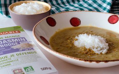 Lentejas con arroz y especias