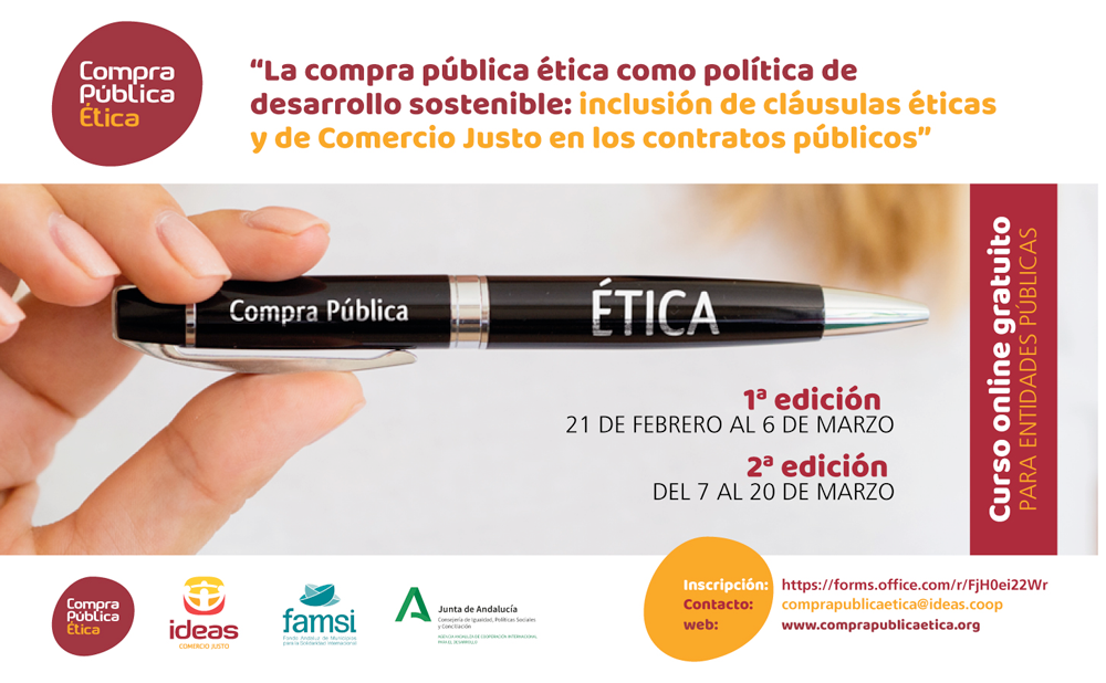 Compra pública Ética. Formación.