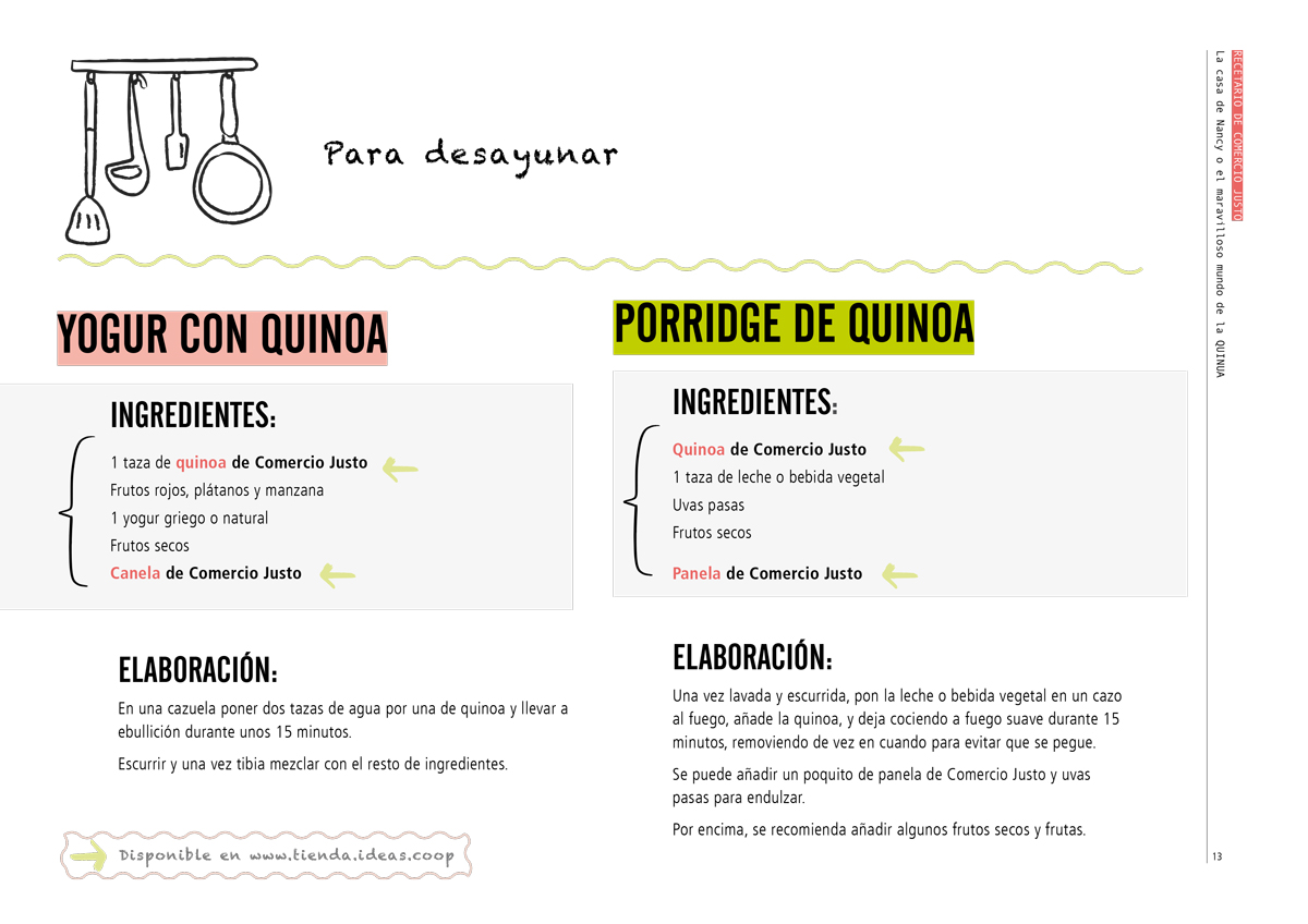 Recetario quinoa