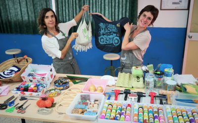 Taller de reciclado de camisetas en el Colegio Córdoba