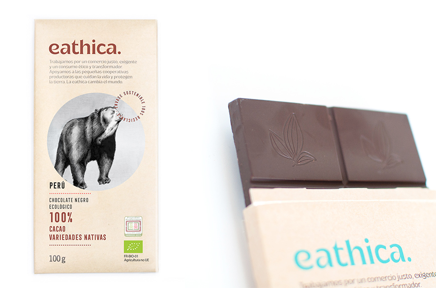 Nuevo chocolate eathica Perú 100%