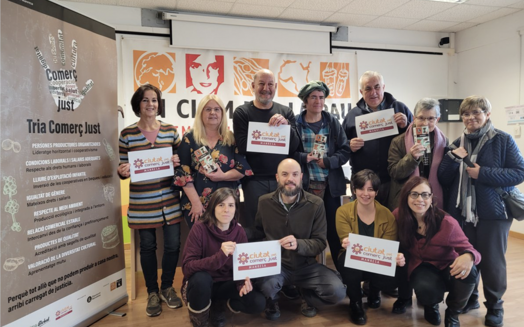 Manresa recibe el título de Ciudad por el Comercio Justo